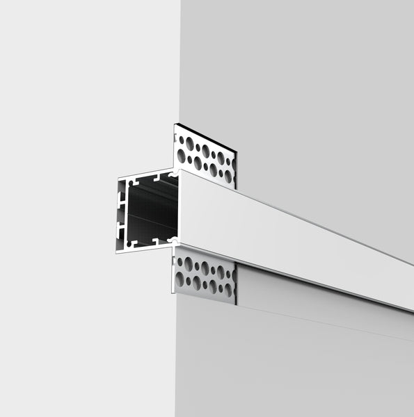 2M 6.6FT Recessed Trimless LED Profiles For Ceiling and Wall Lighting