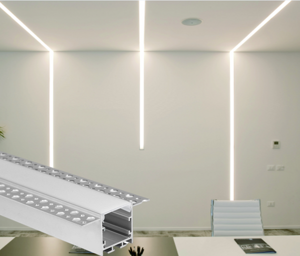 2M 6.6FT Recessed Trimless LED Profiles For Ceiling and Wall Lighting