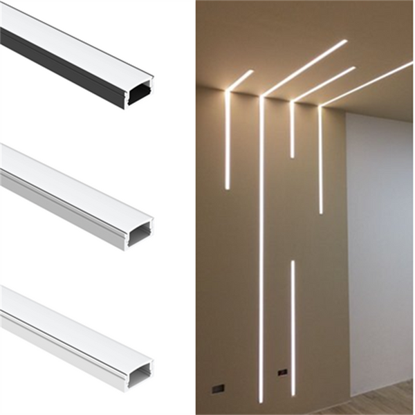 KC 10x1M 3.3ft Surface Mounted LED Strip Aluminium Channel Diffuser Cover Included