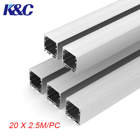 2.5M 8.2FT Long Surface Mount and Suspended LED Aluminium Channel